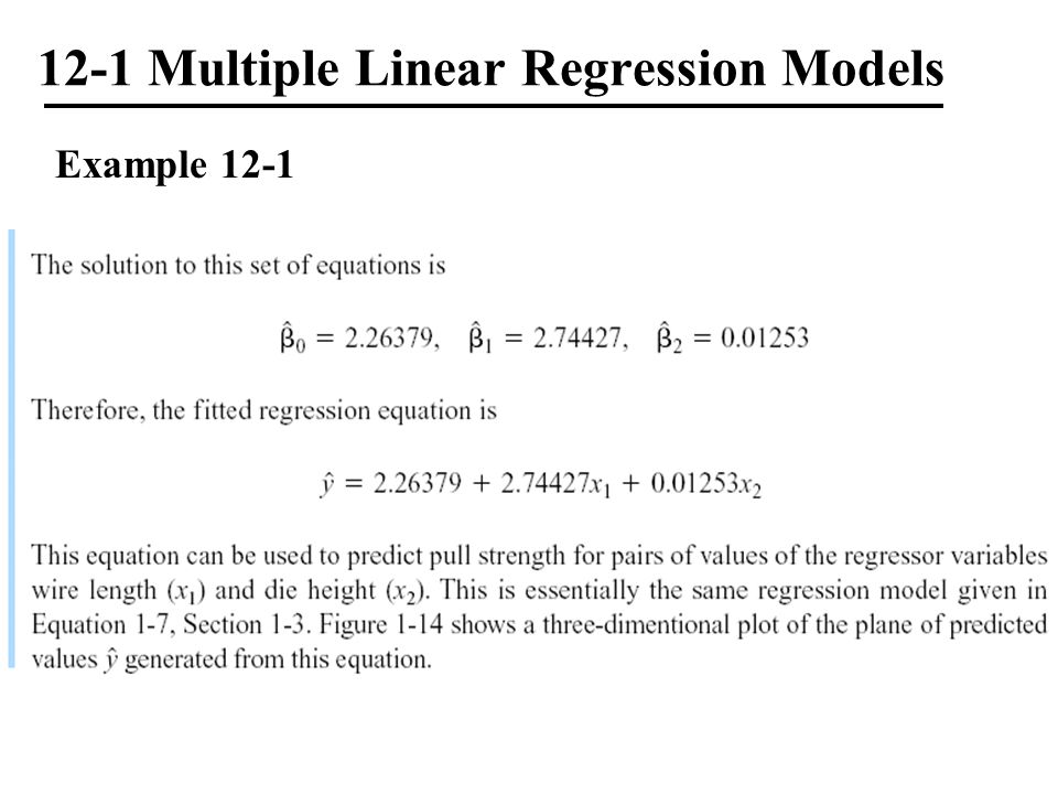 PPT Multiple Linear Regression PowerPoint Presentation 46 OFF